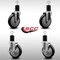 Service Caster 5'' SS Black Poly Wheel Swivel 1-3/4'' Expanding Stem Caster Set 2 Brakes, 4PK SCC-SSEX20S514-PPUB-BLK-2-TLB-2-134 - alternate 3